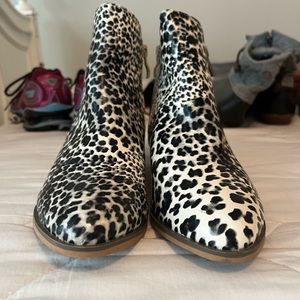 Animal Print Booties